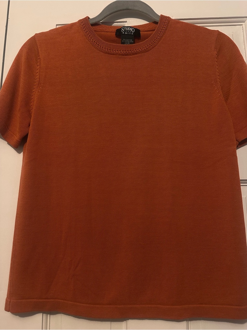 Studio Knits Short Sleeve Tee - Orange